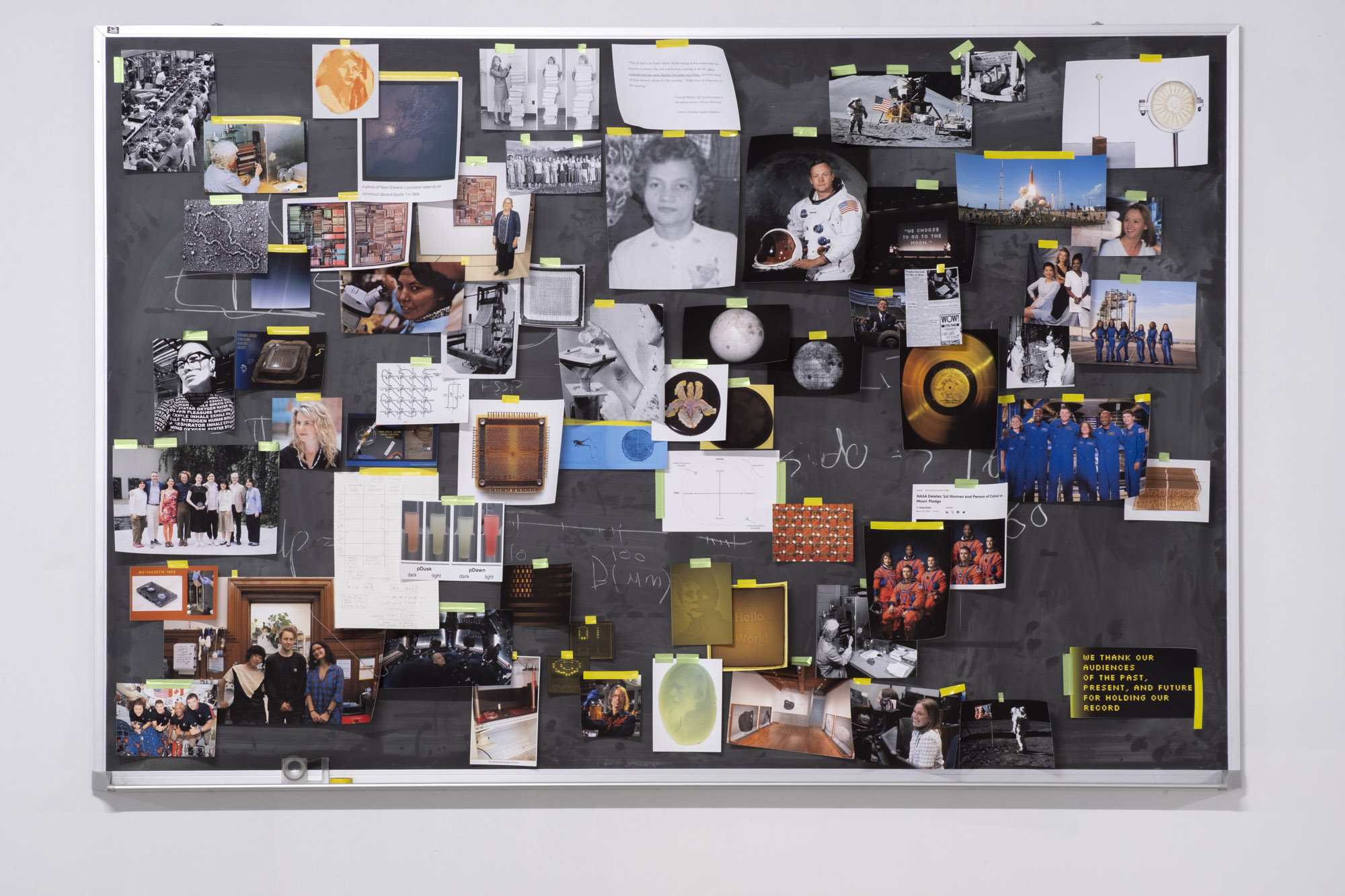 Research across a blackboard